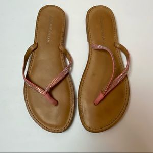 Antonio Melani Pink Flip Flop Sandals Women’s Size 8 M